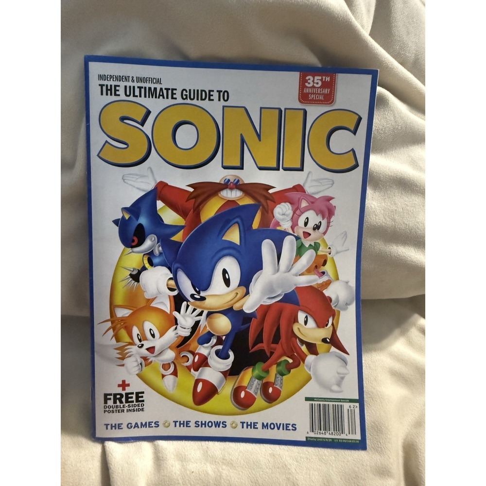 Ultimate Guide To Sonic 35TH ANNIVERSARY GUIDE  Comics‎ With Poster